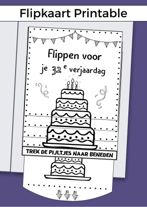 Flipkaart 32 Jaar Man – PDF Printable