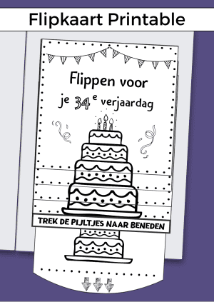 Flipkaart 34 Jaar Man – PDF Printable
