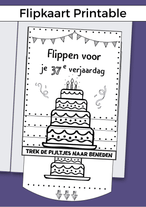 Flipkaart 37 Jaar Man – PDF Printable