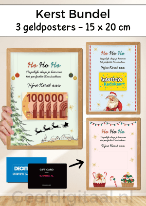 Kerst Poster Bundel – PDF en Canva Sjabloon